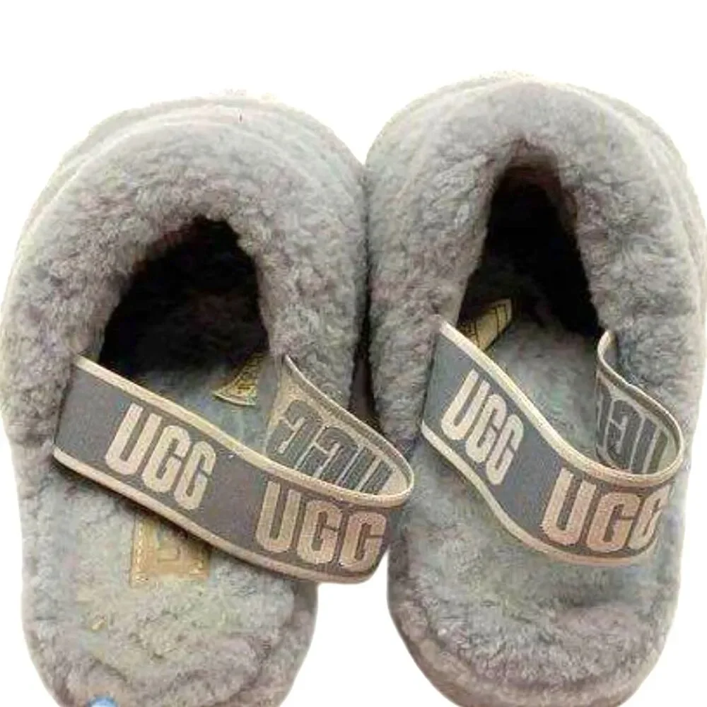 UGG Fluff Yeah Gray Slide - Size 7 - Picture 4 of 6